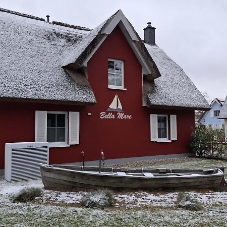 Modernes Reetdach-Ostseeferienhaus Bella Mare, Insel Usedom Mit Sauna, Kamin & Sonnenterrasse Zirchow Kültér fotó