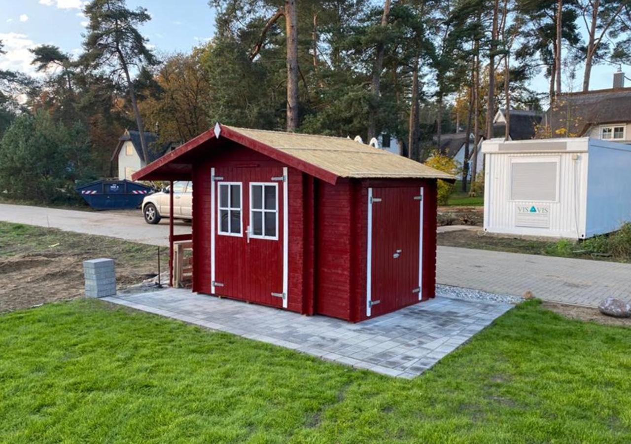 Modernes Reetdach-Ostseeferienhaus Bella Mare, Insel Usedom Mit Sauna, Kamin & Sonnenterrasse Zirchow Kültér fotó