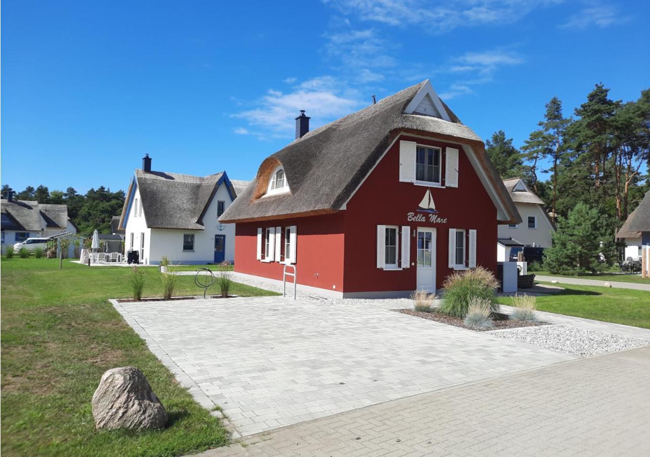 Modernes Reetdach-Ostseeferienhaus Bella Mare, Insel Usedom Mit Sauna, Kamin & Sonnenterrasse Zirchow Kültér fotó