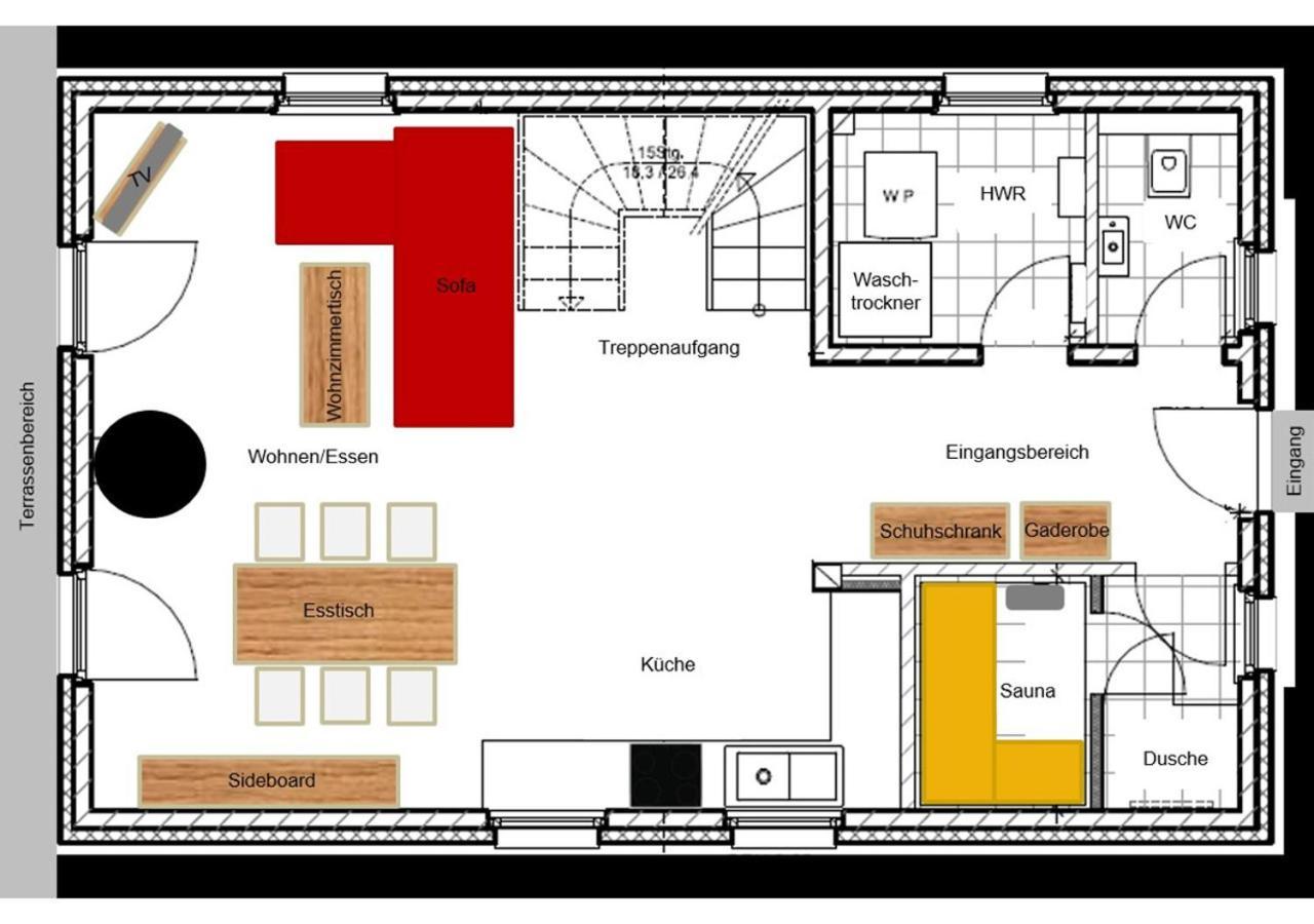 Modernes Reetdach-Ostseeferienhaus Bella Mare, Insel Usedom Mit Sauna, Kamin & Sonnenterrasse Zirchow Kültér fotó